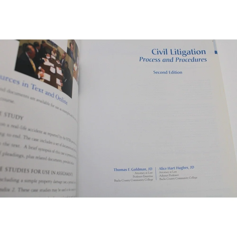 Civil Litigation Process & Procedures 2nd Ed‎ Goldman Hughes Law Textbook